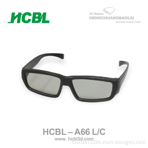 Circular polarized 3d glasses HCBL for 3d moives